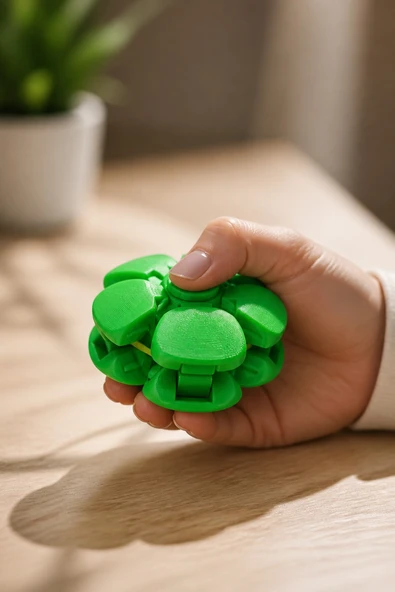 Çevirmeli Stres Topu / Stres Oyuncağı / Spinner Ball - Resim 3