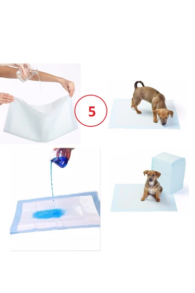 Yıkanabilir Çiş Pedi - 90 X 60 Cm 5Li Paket ürün görseli 1