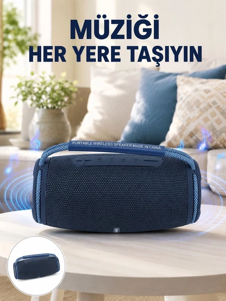 Ipx5 Su Geçirmez Taşınabilir Hoparlör Renkli Işıklı Yeni Nesil ürün görseli 1