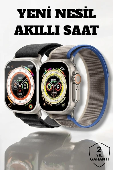49Mm Ekranlı, Basıncı Adımsayar Özellikli Akıllı Saat ürün görseli 1