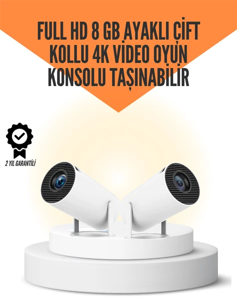 10.000 Oyun Destekli, Çift Kollu Projeksiyon – Hdmi, Usb, Aux, Ethernet Yok ürün görseli 1