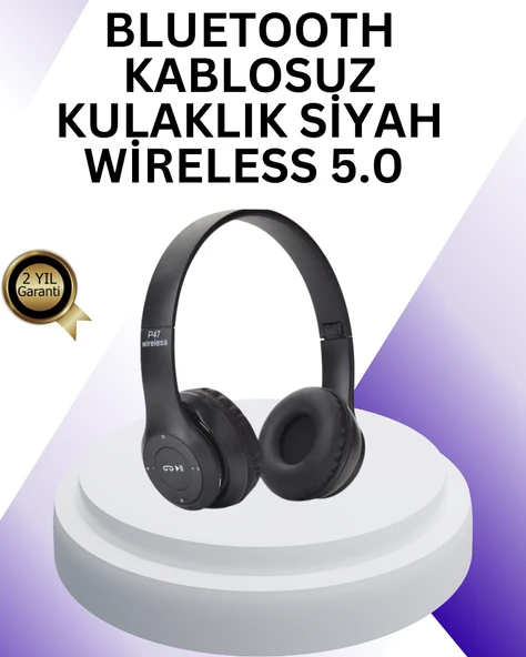 5.0 Kulak Üstü | Stereo Ses Katlanabilir Tasarım ürün görseli 1