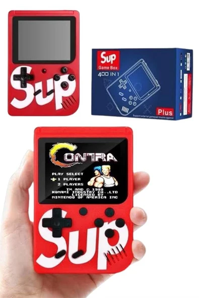 Çocuklara Özel Taşınabilir Sup El Atarisi 400 Oyunlu Nostaljik Oyun Konsolu ürün görseli 1