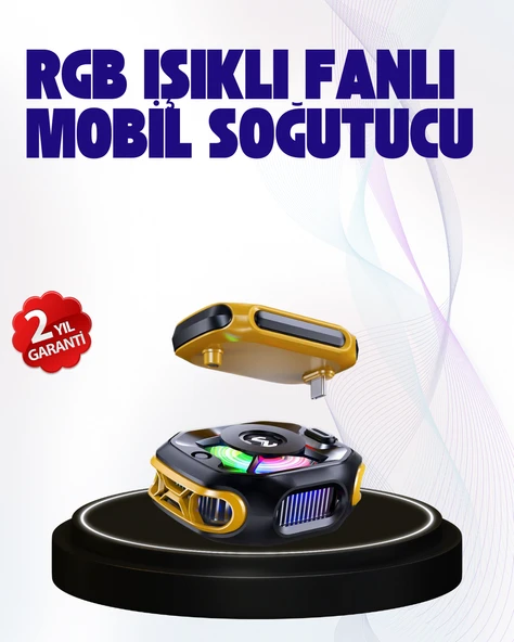 2000Mah Bataryalı Taşınabilir Cihaz Soğutucu ürün görseli 1