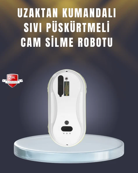 2800 Pa Güçlü Emişli Akıllı Cam Temizleyici Robot ürün görseli 1