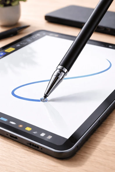 Xiaomi Redmi 8A Uyumlu Dokunmatik Stylus Kalem Disk Uçlu Hassas Tablet Telefon Çizim Kalemi ürün görseli 1