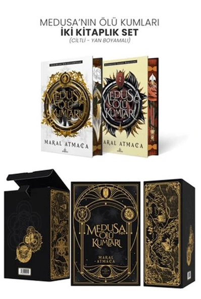 Medusa'nın Ölü Kumları İki Kitaplık Set (Ciltli Özel Baskı) ürün görseli 1