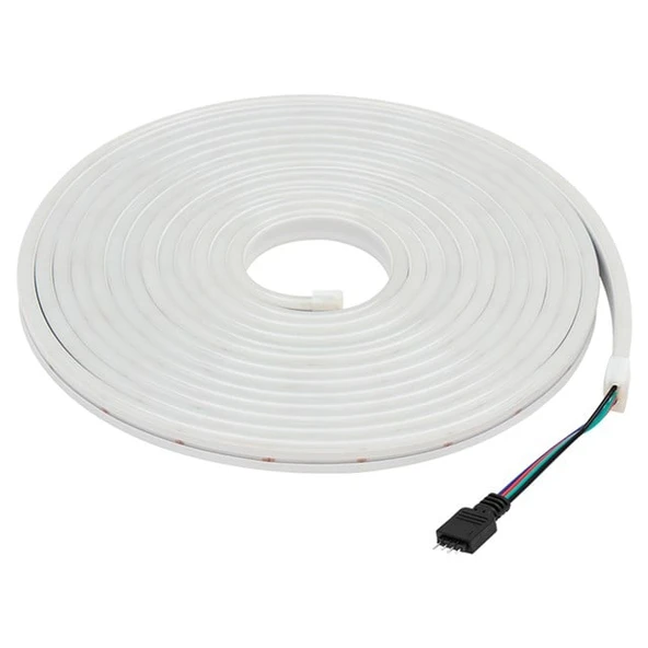 Powermaster PM-17903 Silikon Kaplamalı 12 Volt 5 Metre RGB Neon Led Şerit Aydınlatma ürün görseli 1