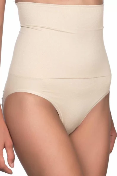 Ten Yüksek Bel Double Slip Korse - Resim 2