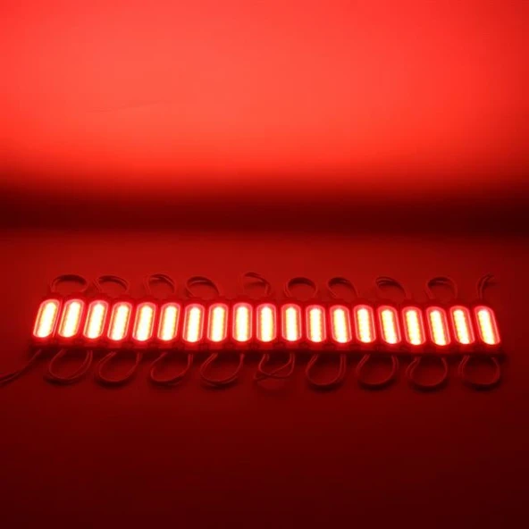 Powermaster 12 Volt 2 Watt Kırmızı Modül Led (68X16 Mm) - Resim 2