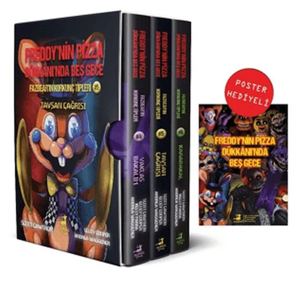 Fazbearin Korkunç Tipleri Poster Hediyeli Kutulu ürün görseli 1