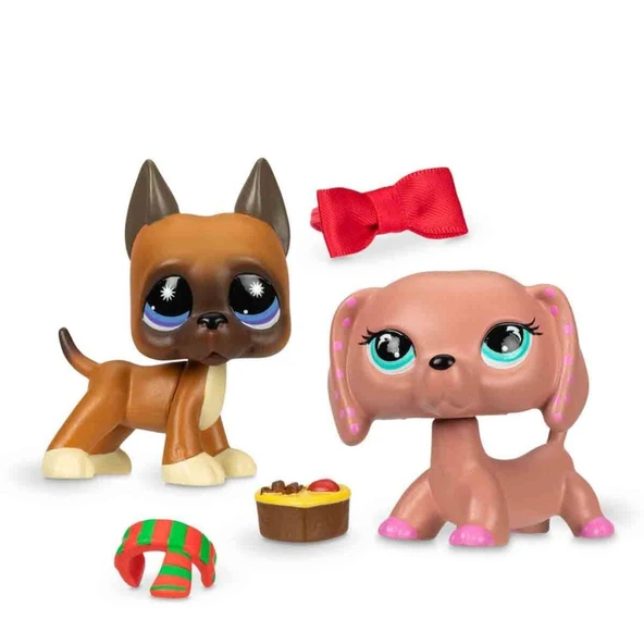 Lit. Pet Shop 2’li Figür Seti S4 267 - 268 Danua Köpek Ve Dakhund Köpek ürün görseli 1