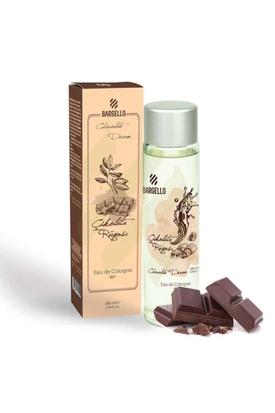 ÇİKOLATA RÜYASI 180 ml CAM DÖKME KAPAK KOLONYA ürün görseli 1