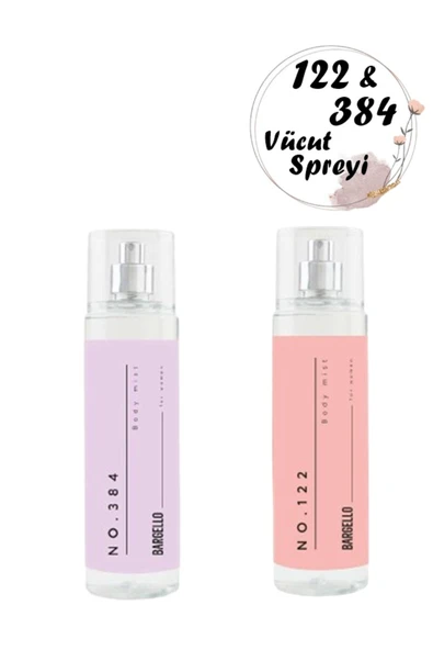 VÜCUT SPREYİ SETİ KADIN NO 122 - NO 384 210 ML + 210 ML ürün görseli 1