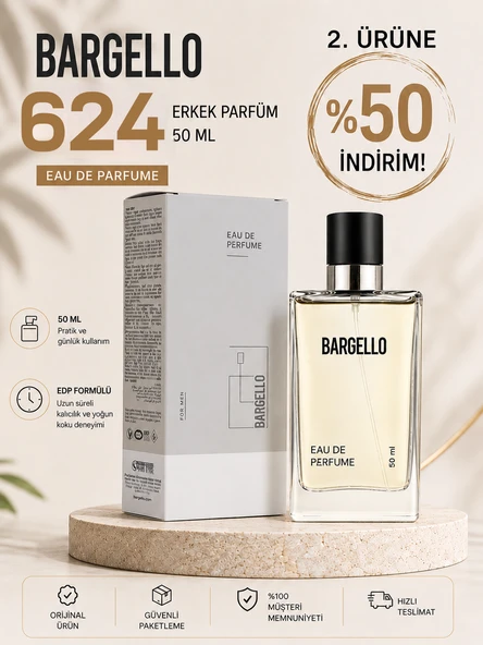 ERKEK PARFÜM 624 WOODY 50 ML EDP 8691841304562 ürün görseli 1