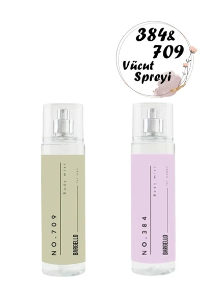 VÜCUT SPREYİ SETİ KADIN NO 384 - ERKEK NO 709 210 ML + 210 ML ürün görseli 1
