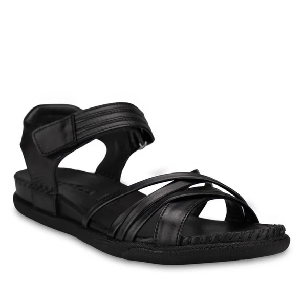 FORELLİ SIDNEY ORTOPEDİK DERİ KADIN SANDALET - Resim 4