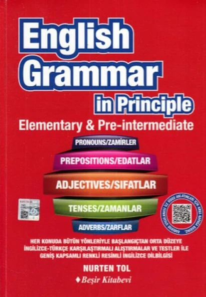 English Grammar İn Principle İngilizce Dilbilgisi - Elementary & Pre Intermediate ürün görseli 1