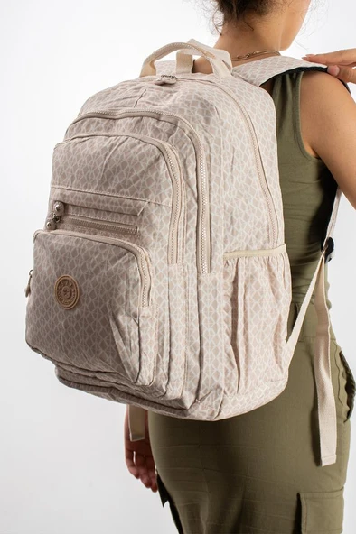 Unisex Okul Çantası Lise Ortaokul Üniversite Klinkır Sırt Çantası 43*30 Cm Hafif Kumaş Çok Cepli 2F ürün görseli 1