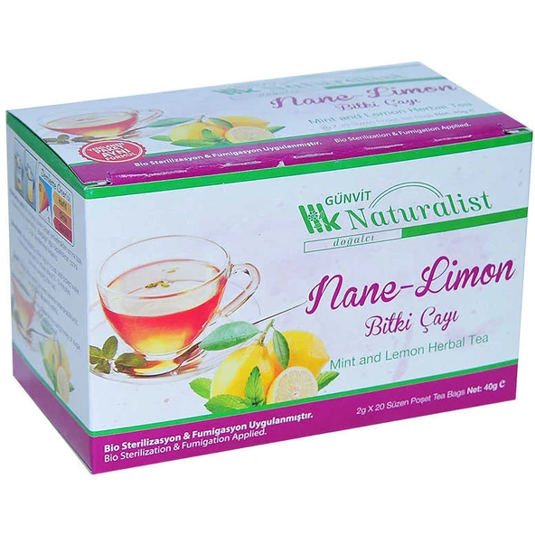 Nane Limon Çayı 20 Süzen Poşet - Resim 2