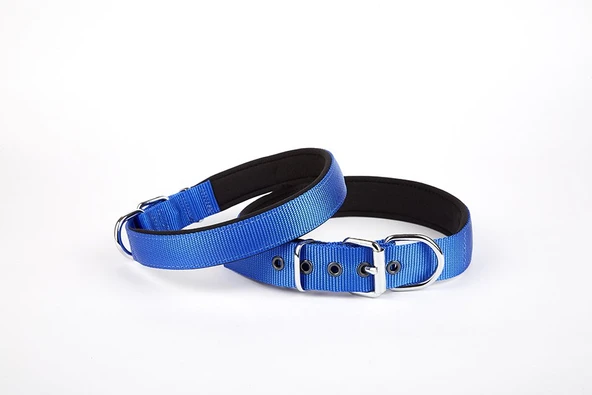 Dokuma Köpek Boyun Tasması 45-52 cm Mavi ürün görseli 1
