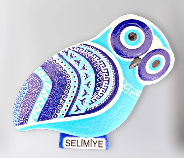 SELİMİYE Polyester Kabartmalı Magnet 5,5 x 9 cm  Dekoratif Hediyelik Buzdolabı Süsü (kod:1614) ürün görseli 1