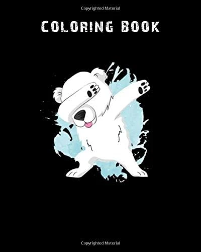 Coloring Book: Christmas Bear Dab Bear Dabbing - 150 Pages - 8 X 10 Inches ürün görseli 1