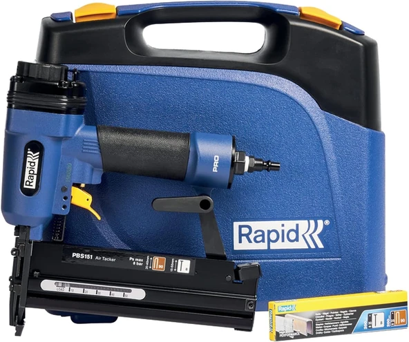 Rapid Pbs151 Basınçlı Hava Zımbası Çivi Tabancası, Daha Kalın Ahşaplar Için, 20 – 40 Mm Zımba Telleri Ga 15 – 50 Mm Zımba Teli Için ürün görseli 1