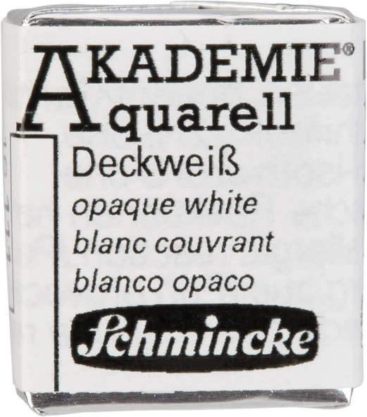 Schmincke Akademie Aquarell Yarım Sulu Boya 111 Opaque White ürün görseli 1
