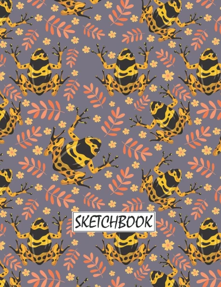 Independently Published Poison Dart Frog Sketchbook: Cute Poison Dart Frog Sketchbook For Girls, Drawing, Doodling, Sketching Pad Book For Girls ürün görseli 1