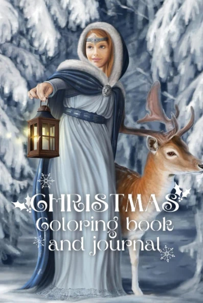 Independently Published Christmas Coloring Book And Journal For Kids And Adults: Lined Journal With Christmas Coloring Pages. Christmas Gifts Under 25 ürün görseli 1