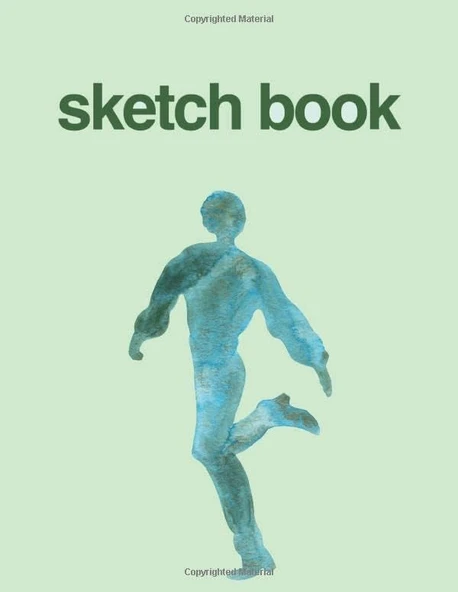 Sketch Book: Irish Dancing Boy Large Drawing Book (8.5” X 11”) – 110 Blank Pages With Border Around Edge Of Page ürün görseli 1