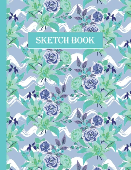 Independently Published Sketch Book Water Flower For Women, Boys, Flower Sketchbook For Girls, Size: 8.5 X 11: Water Flower Sketch Book Journal, Water Flower Designed Sketc ürün görseli 1
