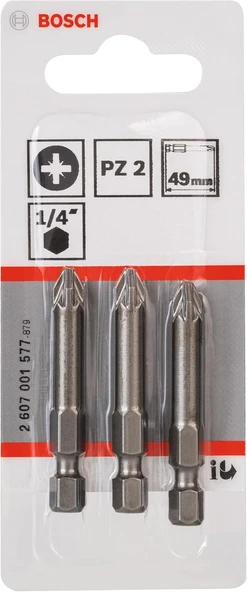 Professional Accessories Vidalama Ucu, Gri, 3 Adet ürün görseli 1
