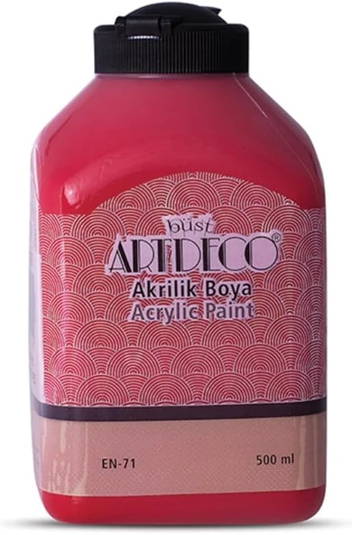 Artdeco Akrilik Boya, 500Ml, Çilek Kırmızı 3675 ürün görseli 1