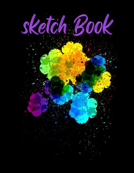 Sketch Book: Sketch Book For Drawing, Sketchpad For Writing, Painting, Sketching, Doodling, Blank Paper 110 Pages, 8.5X11 Inches For School, Artist, Class, Or Office. ürün görseli 1