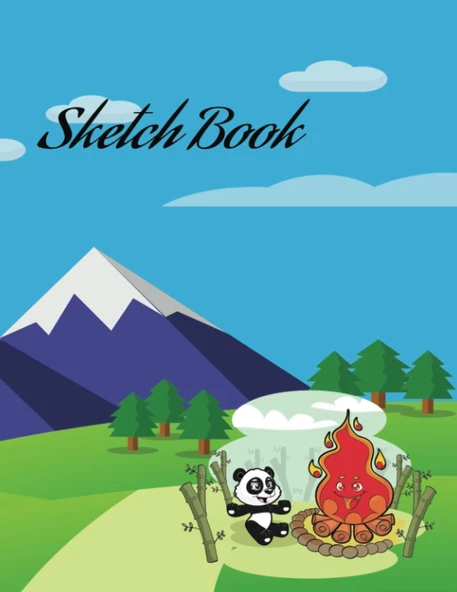 Sketch Book 8.5 X 11: Large Format Sketch Notebook, Sketchbook For Drawing And Sketching, Ideal For Drawing, Art, And Students, Drawing Paper For Artists, Students & Kids ürün görseli 1