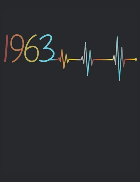 101 Mandalas - Coloring Book Ecg Heartbeat Born 1963 Birthday Heart: Funny Birthday Heartbeat Frequency - A4 (8. 5X11) - 101 ... - Relax - Anti Stress - Drawing With Colors ürün görseli 1