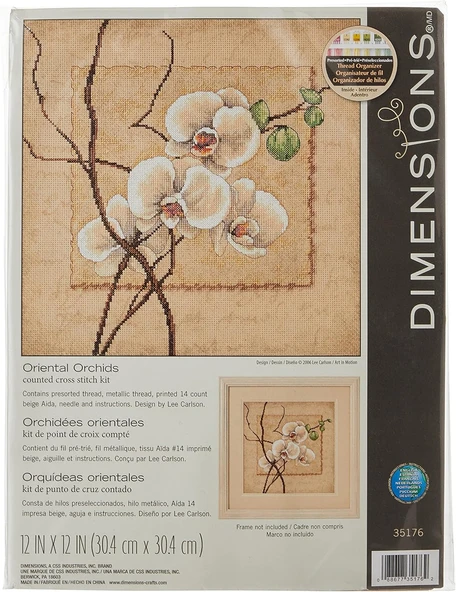 Dimensions Sayılı Çapraz Çubuk Seti, Oryantal Orkide ürün görseli 1