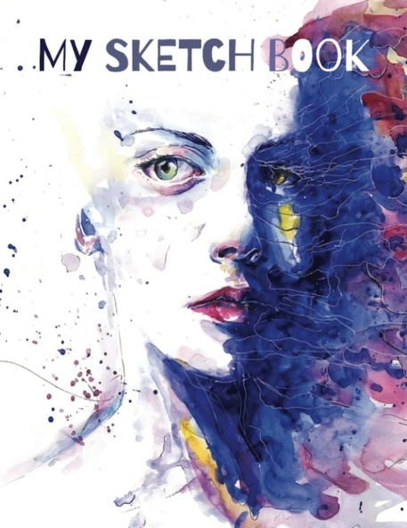 Sketch Book: For Drawing, Writing, Painting, Sketching Or Doodling ürün görseli 1