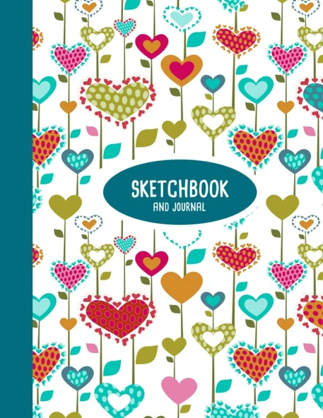 Independently Published Sketchbook And Journal: For Girls. 100+ Blank And Lined Pages For Drawing, Writing, Sketching, Doodling Or Painting (Spanish Edition) ürün görseli 1