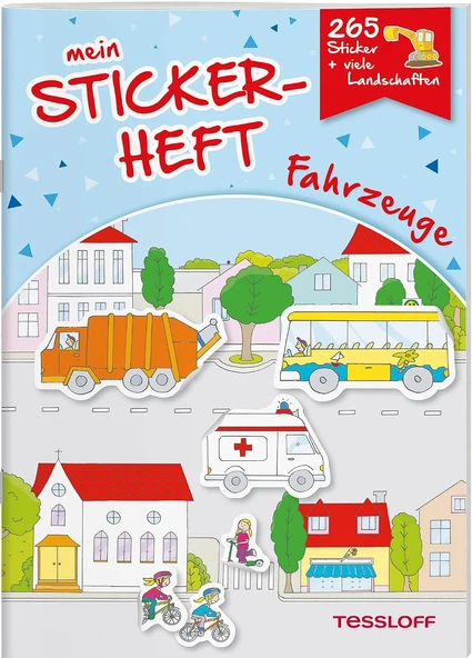 Mein Stickerheft. Fahrzeuge: Mit 265 Stickern! ürün görseli 1