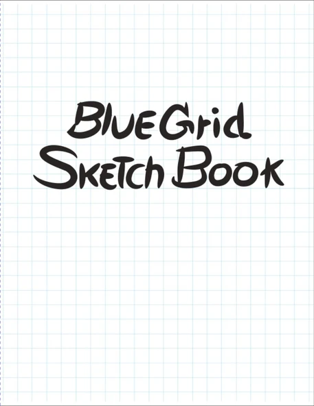 Sketchbook With Grid Lines For Drawing According To The Pattern. Each Grid Is 1X1 Cm.: Good For Scanning Or Taking Photos. 72 Pages Of White Paper ( 36 Sheets). Book Size 8.5 X 11 Inches. ürün görseli 1