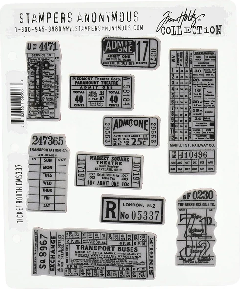 Stampers Anonymous Tutkal Damgası Tholtz Ticketbooth ürün görseli 1