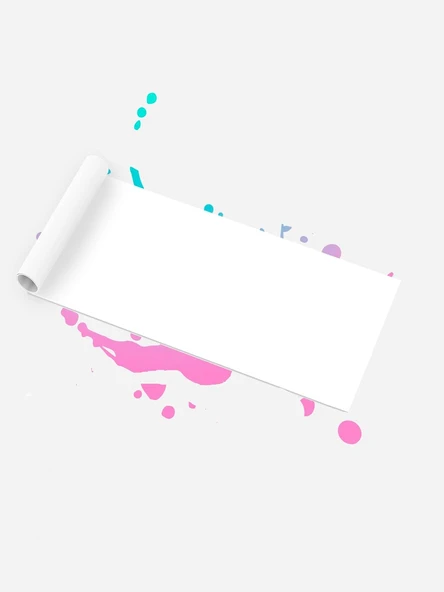 Postermanya (Pster21296) Boş Dev Boyama Kağıdı Rulosu, Boş Boyama Kağıdı, Çizim Kağıdı Rulosu (3 Metre X 45Cm) ürün görseli 1