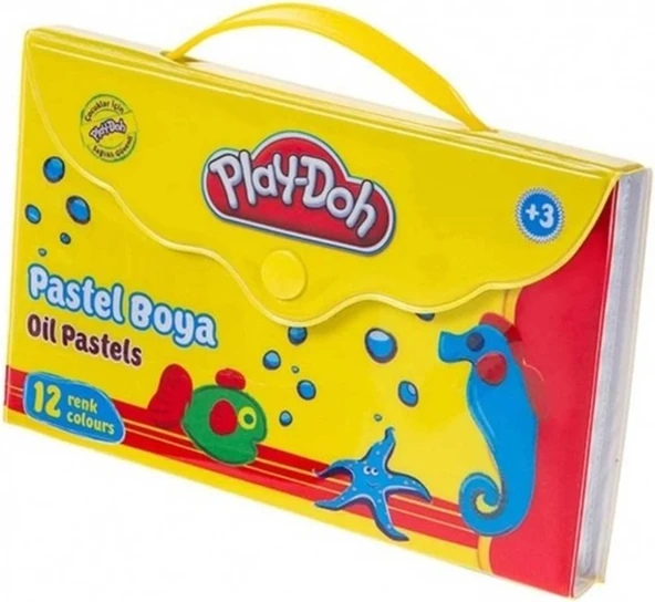 Play Doh Pastel Boya Çantalı 12 Renk ürün görseli 1