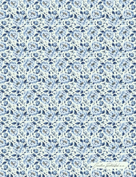 Independently Published Floral Pattern Theme Sketchbook: Artists And Writers Journal For Creative Inspiration ürün görseli 1