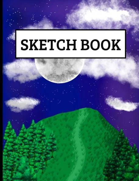 Sketch Book: Sketchbook For Artist Drawing Blank Paper Pad 8.5" X 11" ürün görseli 1