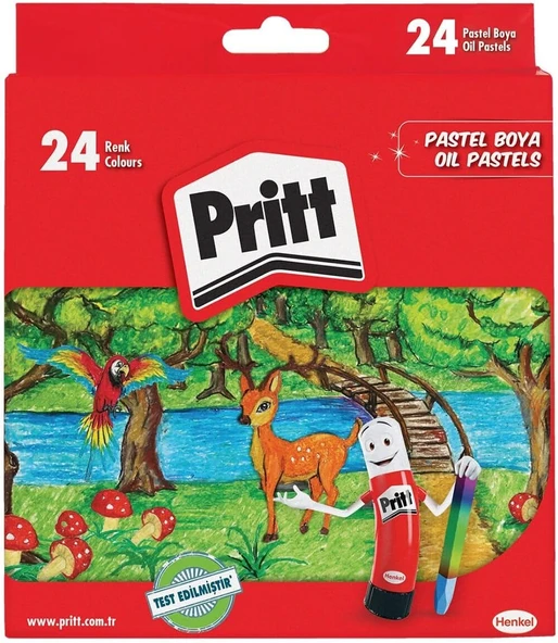 Pritt 24'Lü Pastel Boya - Karton Kutu ürün görseli 1