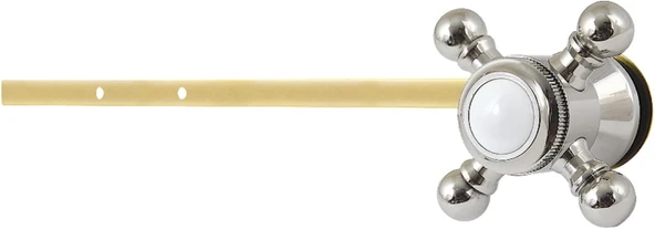 Brass Ktbxd6 Buckingham Ön Veya Yan Montajlı Tuvalet Tankı Kolu, Parlak Nikel ürün görseli 1
